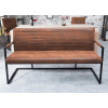 Banquette de Table Cuir Simili vieilli Marron