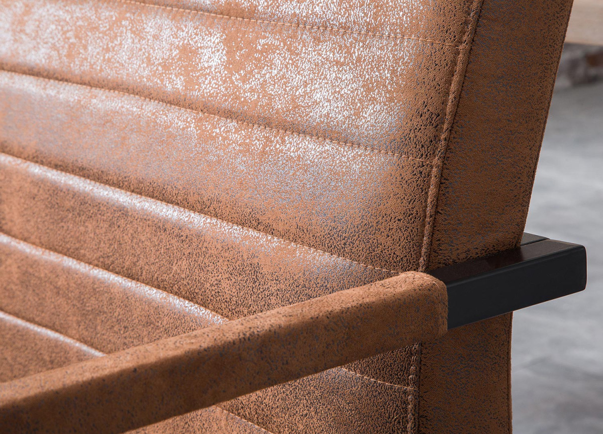 Banquette de Table Cuir Simili vieilli Marron