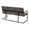 Banquette de Table Cuir Simili vieilli gris