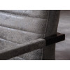 Banquette de Table Cuir Simili vieilli gris