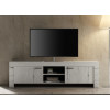 Meuble TV déco chêne blanc 180 cm