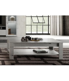 Table basse rectangulaire 140 cm - Déco bois clair