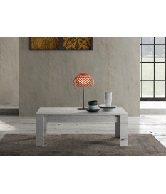 Table basse rectangulaire 122 cm - Déco chêne blanchi