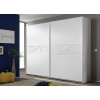Armoire à porte coulissante blanche