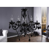 Lustre suspendu noir 5 lampes