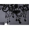 Lustre suspendu noir 5 lampes