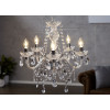 Lustre suspendu cristal 5 lampes