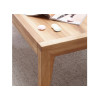 Table basse extensible en bois massif