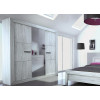 Armoire de Chambre 3 Portes avec Miroir Moderne