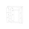 Armoire de Chambre 3 Portes avec Miroir Moderne