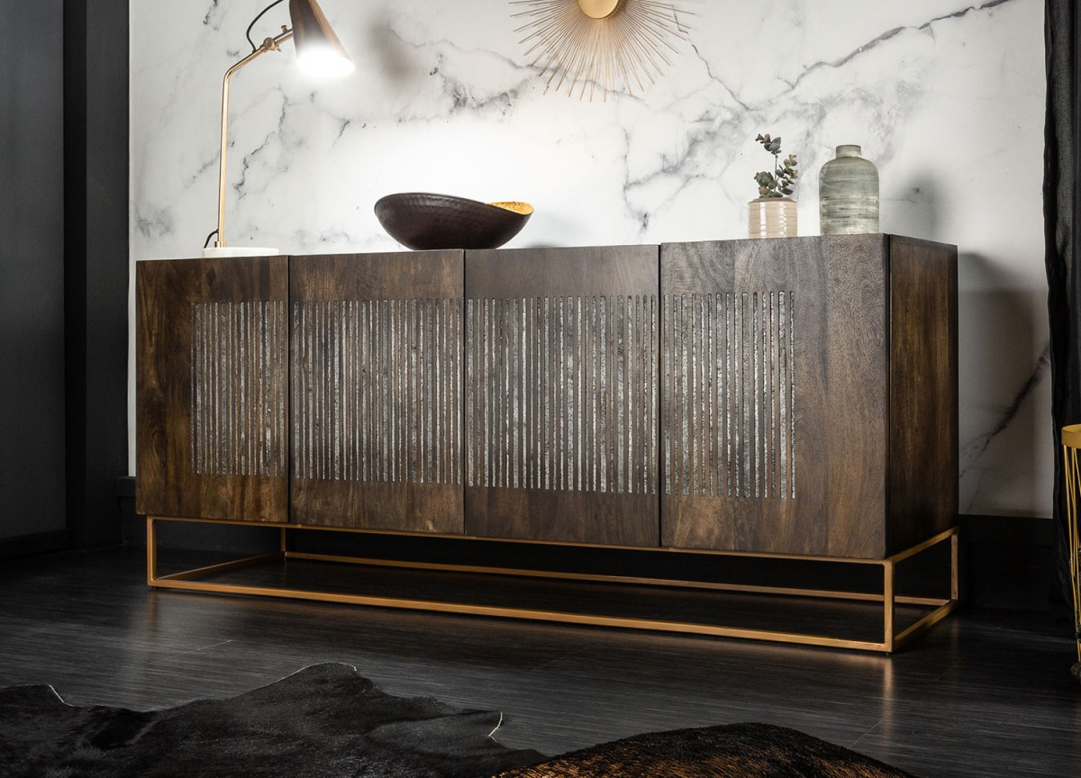 Buffet / Bois et métal
