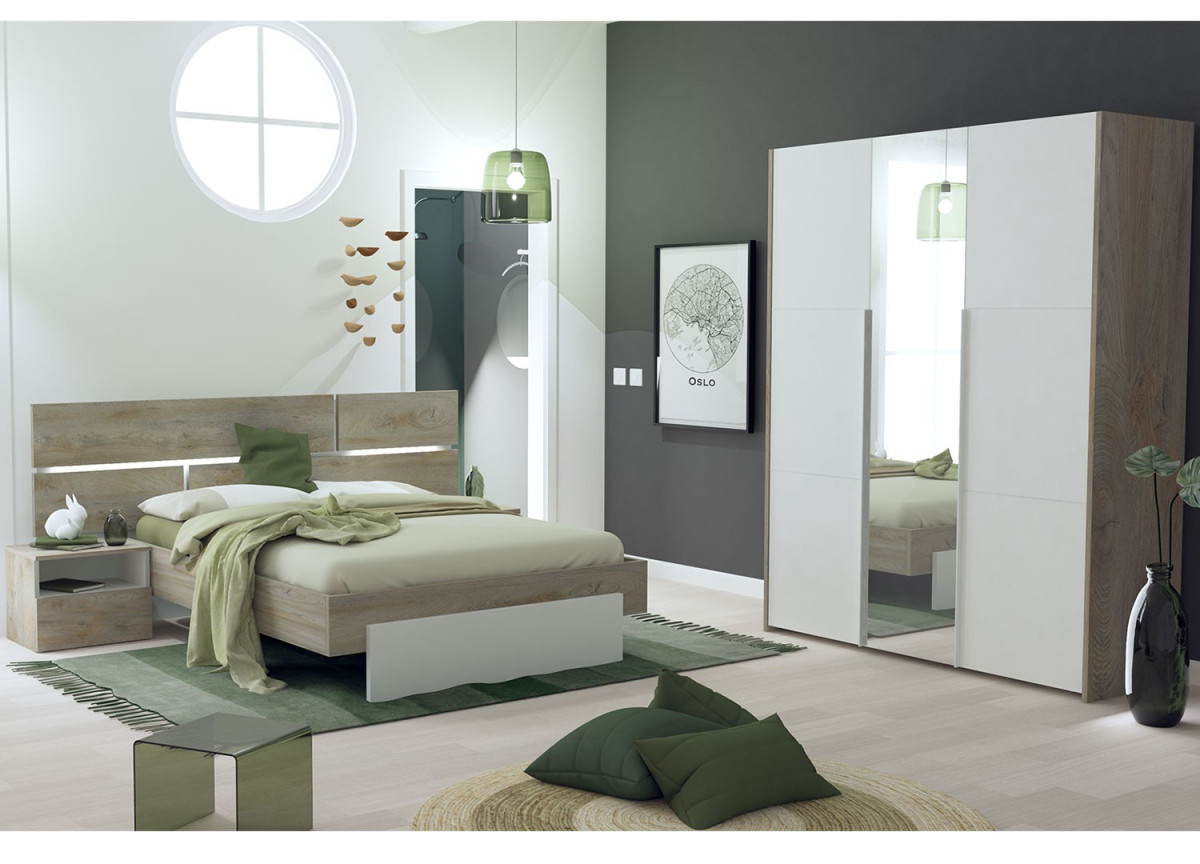 Chambre adulte complète pas cher - chambre à coucher design