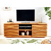 Meuble TV en bois d'acacia massif original