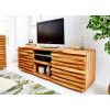 Meuble TV en bois d'acacia massif original