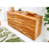 Buffet original en bois massif - 2 portes, 3 tiroirs