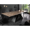 Table contemporaine en céramique - Pied métal noir design