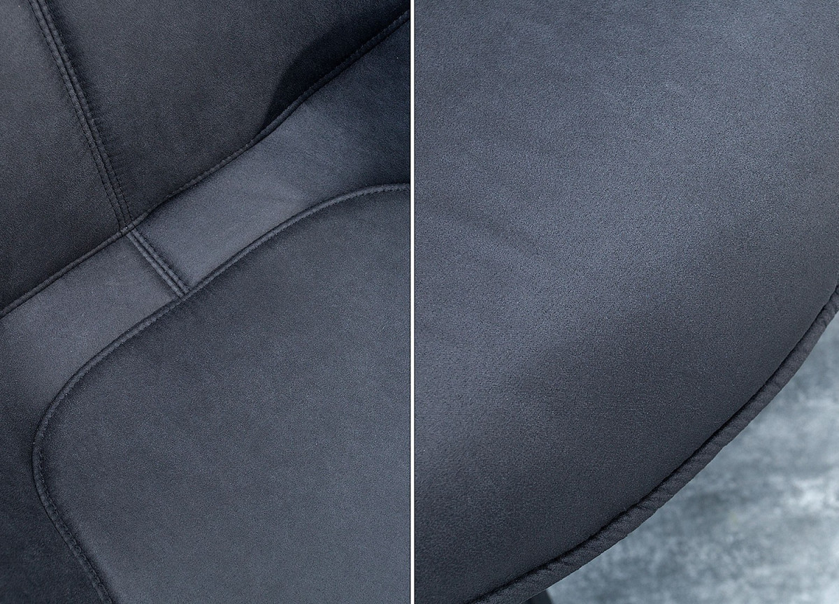 Chaise de salle à manger design grise