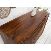 Buffet design en bois massif - Façade sculptée