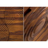 Buffet design en bois massif - Façade sculptée