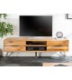 Meuble TV en bois et métal industriel 160 cm