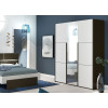 Armoire de chambre blanche et noir