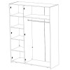 Armoire de chambre blanche et noir