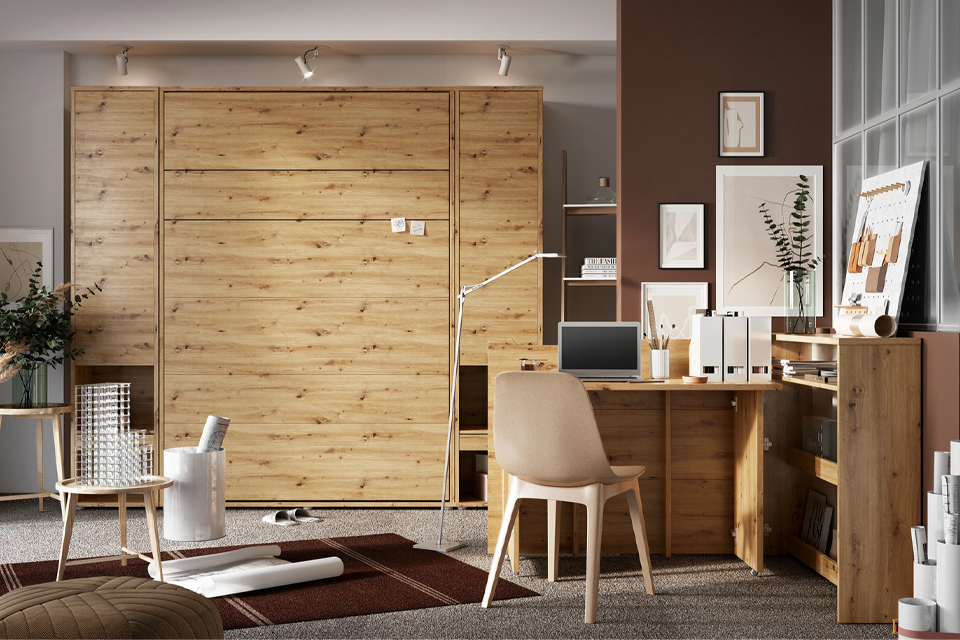 lit et bureau pliant