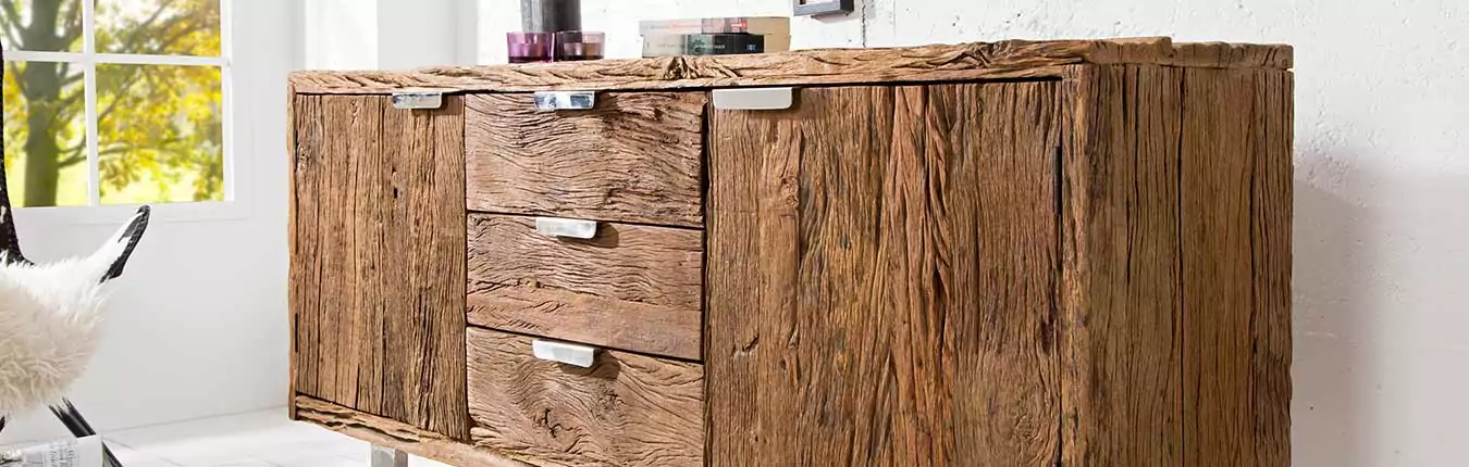 Buffet en bois de teck moderne