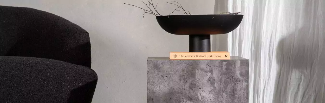 table d'appoint moderne imitation marbre gris