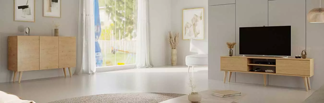 Meuble tv et mobilier de salon scandinave pas cher