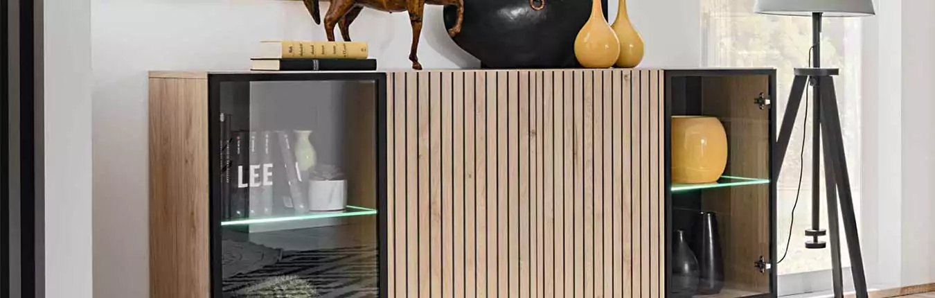 mobilier de salon pour télé moderne avec cheminée bio