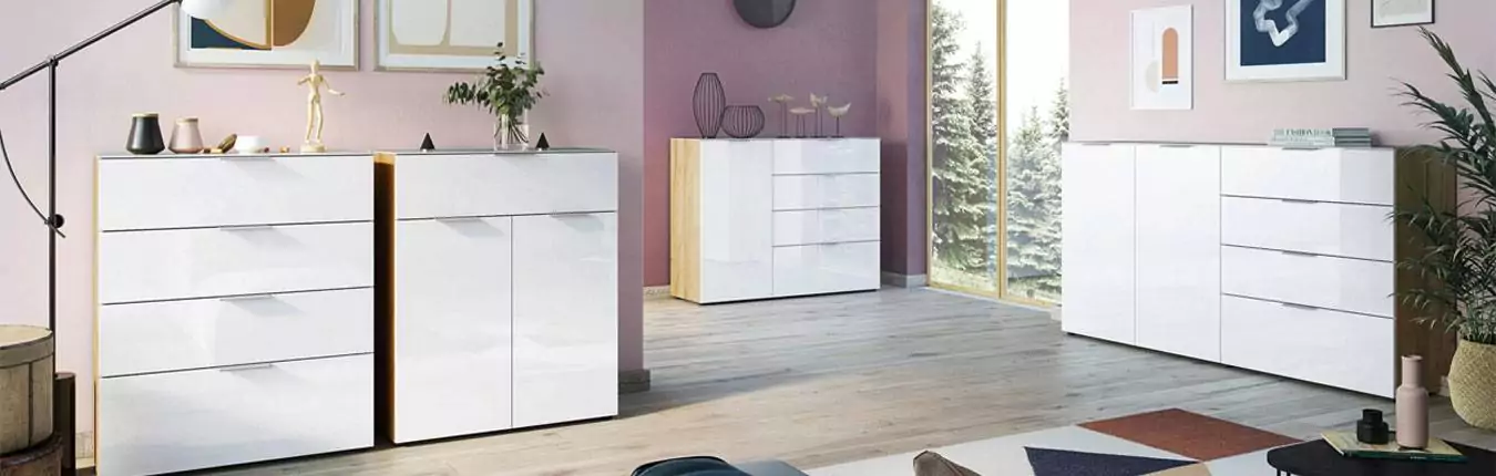 meubles moderne blanc et bois