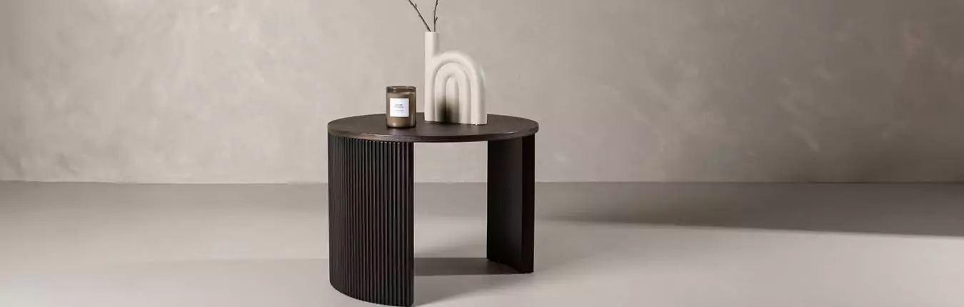 table d'appoint ronde moderne