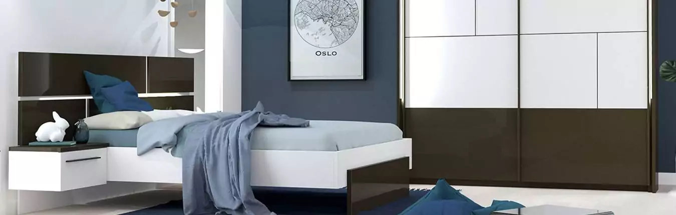 Mobilier de chambre à coucher complète prado
