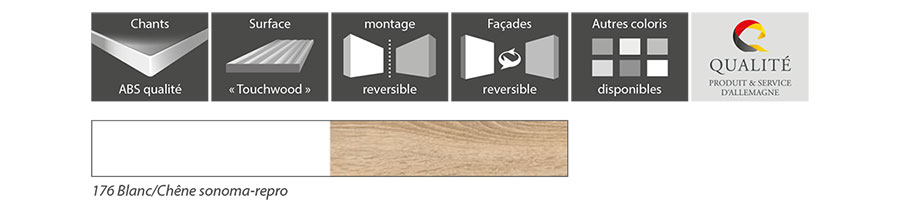 coloris et qualité du meuble étagère