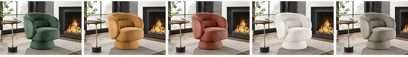 fauteuil design rotatif pivotant à 360°