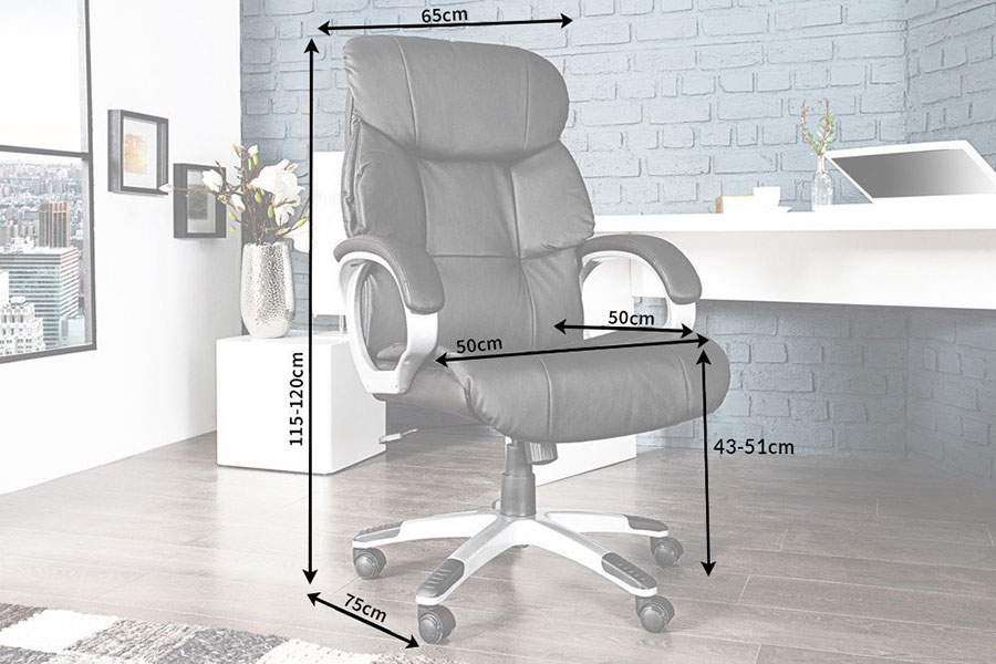 dimensions de la chaise de bureau de direction