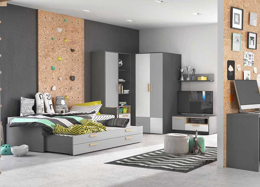 ensemble de mobilier de chambre pour enfant moderne pas cher