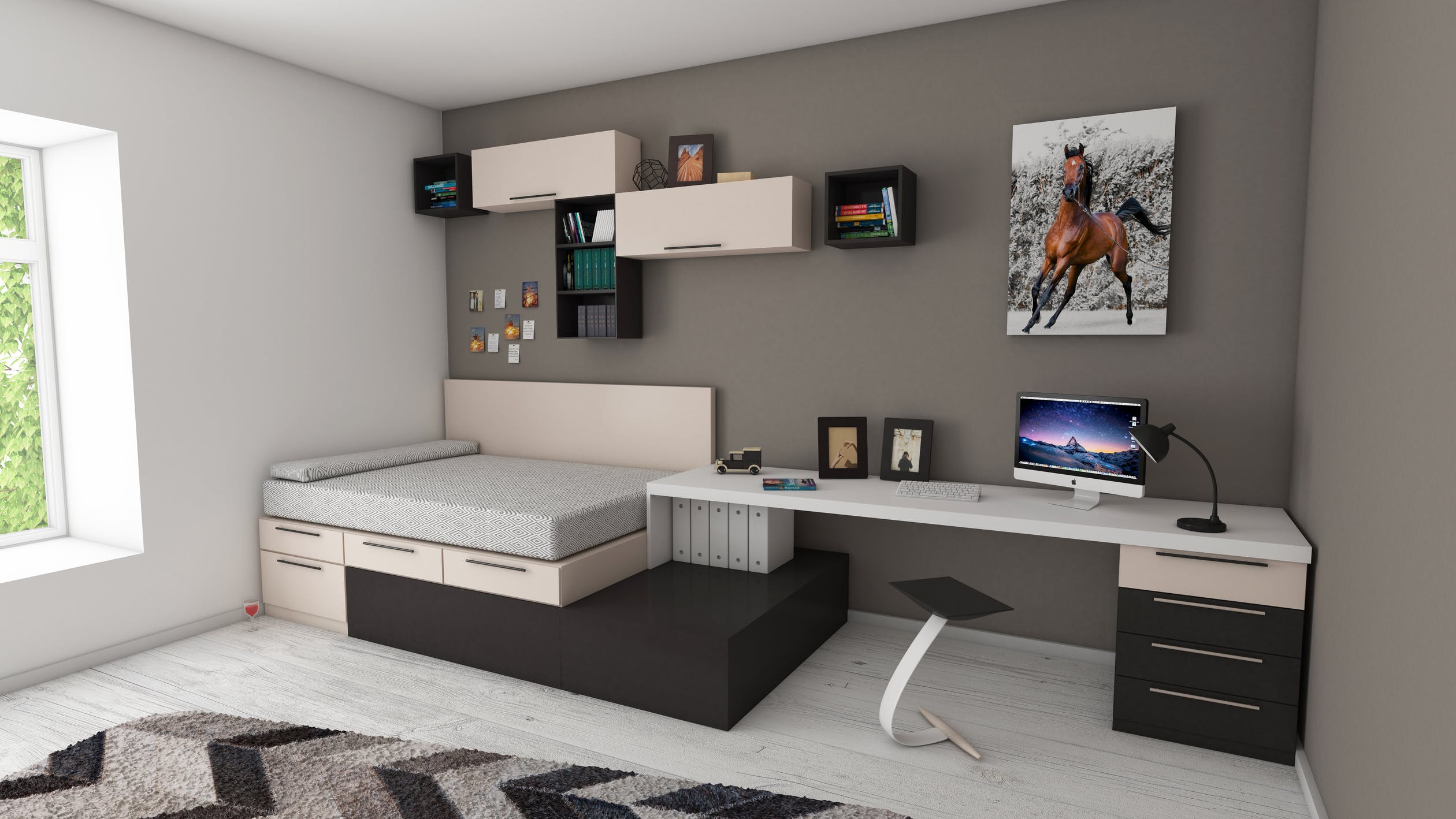 Comment organiser un coin bureau pratique et esthétique dans sa chambre ? -  Blog déco Conforama